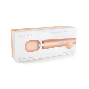 Le Wand Petite Rechargeable Vibrating Massager Rose Gold Vibrators - Wands & Attachments Le Wand 
