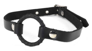 Leather O Dental Retractor RIM 7971 Bondage - Premium Luxury Bondage Gear Rimba 