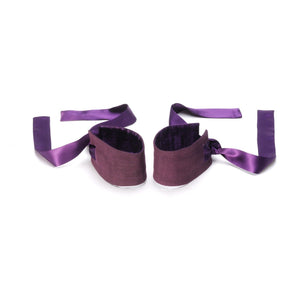 Lelo Etherea Silk Cuffs Red or Purple or Black Award-Winning & Famous - Lelo Lelo Purple 