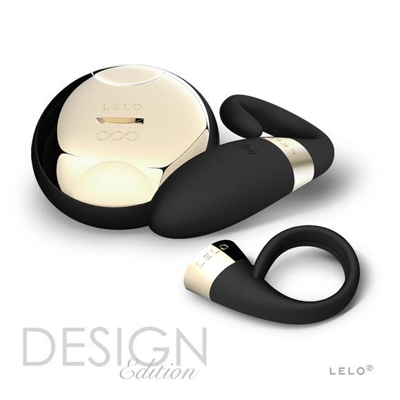 Lelo Oden 2 Design Edition Remote Control Couple Vibrator Black [Clearance]