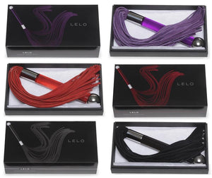 Lelo Sensua Suede Whip Red or Black or Purple Award-Winning & Famous - Lelo Lelo 