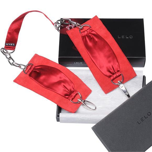 Lelo Sutra Chainlink Cuffs Red or Black or Purple