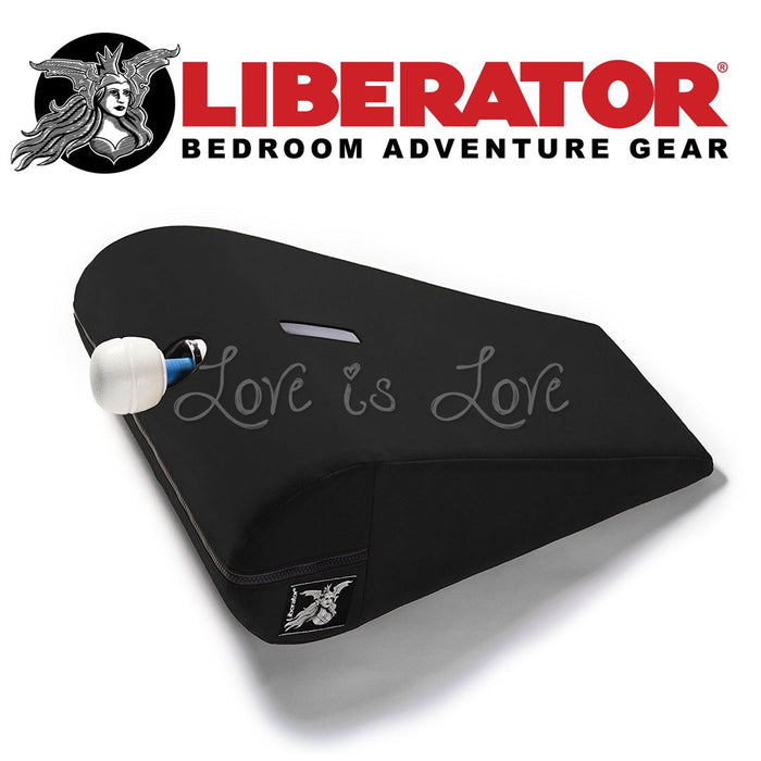 Liberator Axis Magic Wand Toy Mount in New Fabric Microvelvet Black
