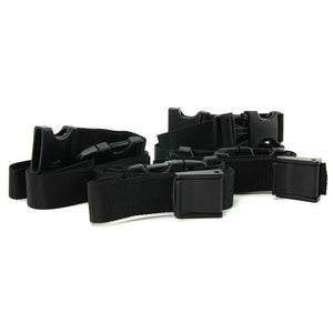 Liberator Plush Seduction Kit Microfiber Midnight Black Bondage - Premium Luxury Bondage Gear Liberator 