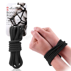 Lux Fetish Bondage Rope Black Bondage - Ropes & Tapes Lux Fetish 