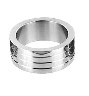 M2M Stainless Steel C-Ring Mega Wide Banded For Him - Cock Rings M2M 1.75" 