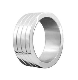 M2M Stainless Steel C-Ring Mega Wide Banded For Him - Cock Rings M2M 1.875" 