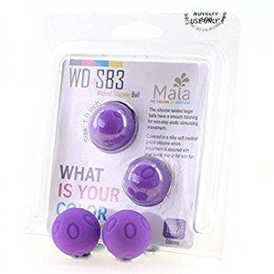 Maia Carrie Silicone Kegal Balls Neon Pink For Her - Kegel & Pelvic Exerciser Maia Purple 