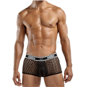 Male Power Peep Show Mini Short Black For Him - Men's Intimate Wear Male Power 