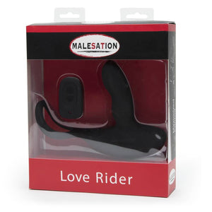 Malesation Remote Control Love Rider 11 Functions Black Prostate Massagers - Other Prostate Toys Malesation 