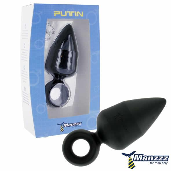 Manzzztoys Putin Silicone Butt Plug Black or Blue