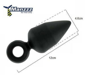 Manzzztoys Putin Silicone Plug Black or Blue (Clearance Sale) Anal - Premium Luxury Anal Toys Manzztoys Black 