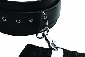 Master Series Acquire Easy Access Thigh Harness With Wrist Cuffs Bondage - Ankle & Wrist Restraints Master Series 
