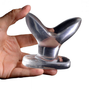 Master Series Anchored Clear Anal Plug Anal - Exotic & Unique Butt Plugs Master Series 