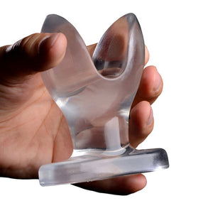 Master Series Anchored Clear Anal Plug Anal - Exotic & Unique Butt Plugs Master Series 
