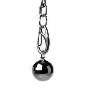 Master Series Heavy Hitch Ball Stretcher Hook with Weights Bondage - Cock & Ball Torture Master Series 