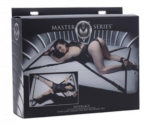 Master Series Interlace Over And Under The Bed Restraint Set Bondage - Premium Luxury Bondage Gear Master Series 