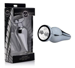 Master Series Lucent Bejeweled Aluminum Anal Plug Anal Master Series 