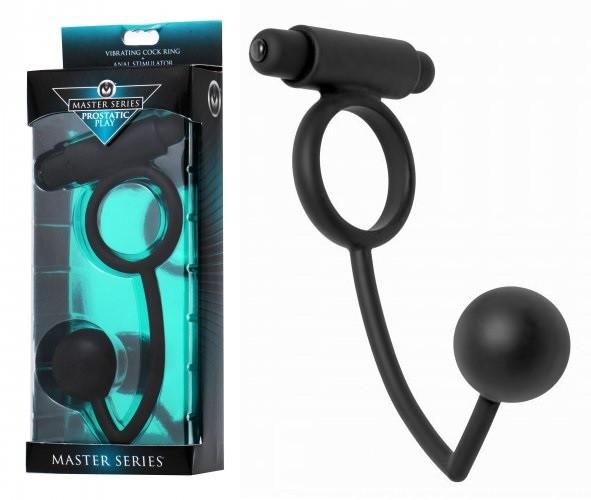 Master Series Prostatic Play Odyssey Vibrating Cock Ring & Anal Stimulator [Last Piece Clearance Sale] *