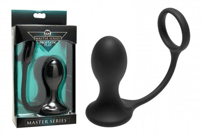 Prostatic Play Rover Silicone Cock Ring And Prostate Plug