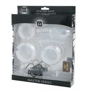 Master Series Sado Chamber Silicone Male Chastity Device For Him - Chastity Devices Master Series 