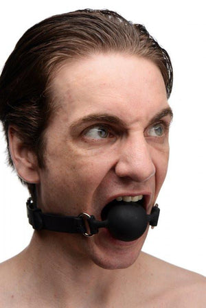 Master Series Suppressor Silicone Face Banger Gag (Retail Popular Gag) Bondage - Ball & Bit Gags Master Series 