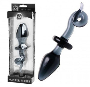 Master Series Swine Pig Tail Glass Anal Plug Anal Master Series 