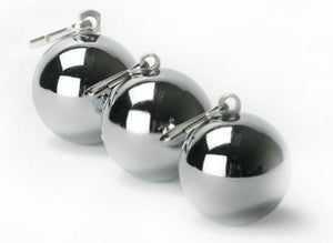 Master Series The Deviants Orb Chrome Ball Weight 8 Ounce For Him - Cock & Ball Torture Master Series 