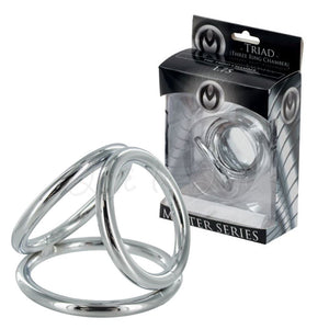 Master Series The Triad Chamber Cock and Ball Ring Medium 1.75" or 2" Large Buy in Singapore LoveisLove U4Ria