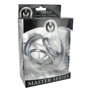 Master Series The Triad Chamber Cock and Ball Ring 2" Large Cock Rings - Cock & Ball Gear Master Series 