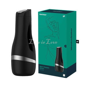 Satisfyer Men Classic Masturbator Silver buy in Singapore LoveisLove U4ria