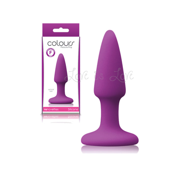 NS Novelties Colours Pleasures Mini Silicone Plug Purple