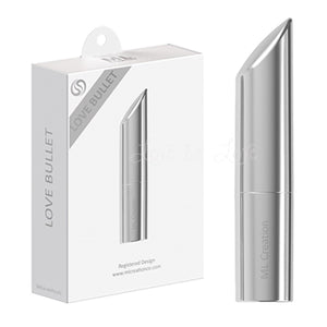 ML Creation Love Bullet Lipstick Vibrator Silver Vibrators - Cute & Discreet Eldorado 