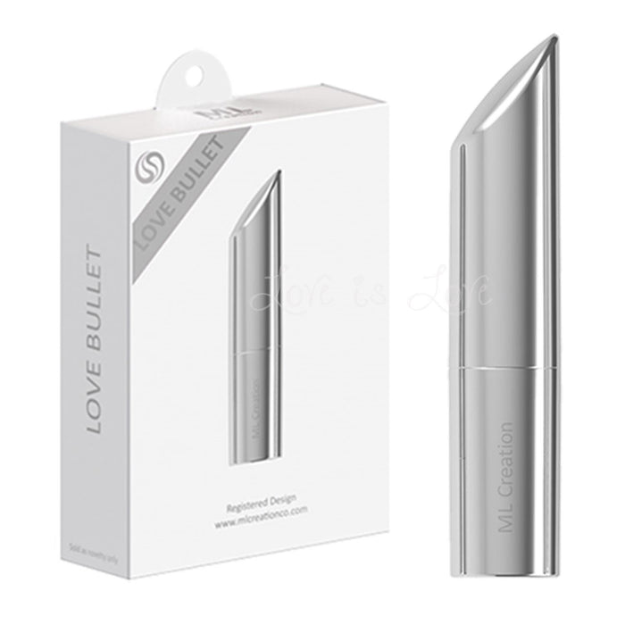 ML Creation Love Bullet Lipstick Vibrator Silver