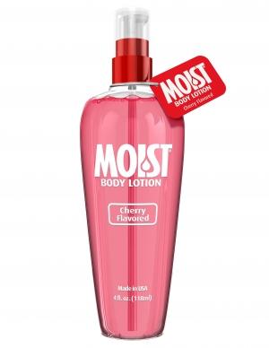 Moist Body Lotion Flavored Lubricant 4 FL OZ Cherry (Newest Packaging)