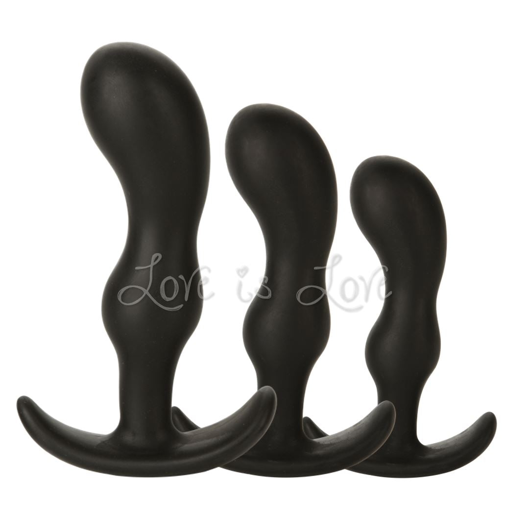 Doc Johnson Mood Naughty 2 Silicone Butt Plug Black Love is Love Doc Johnson Mood Naughty 2 Silicone Butt Plug Black Love is Love
