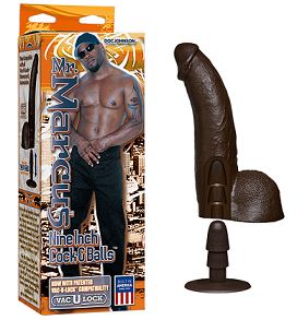 Mr. Marcus 9 Inch Realistic R5 Cock And Balls Dildos - Porn Star Molded Dildos Vac-U-Lock 