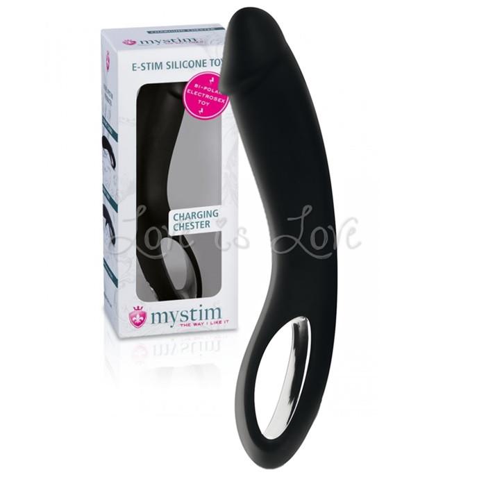 Mystim E-stim Charging Chester Silicone Dildo