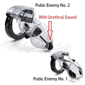 Mystim E-stim Cock Cage Pubic Enemy No 2 With Urethral Sound ElectroSex Gear - Mystim Mystim 