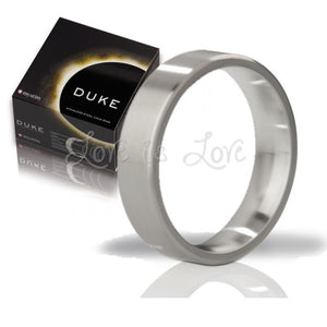 Mystim His Ringness The Duke Brushed in 48mm or 51mm or 55mm Cock Rings - Metal Cock Rings Mystim 