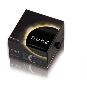Mystim His Ringness The Duke Stainless Steel Cock Ring Polished and Engraved Buy in Singapore LoveisLove U4Ria 