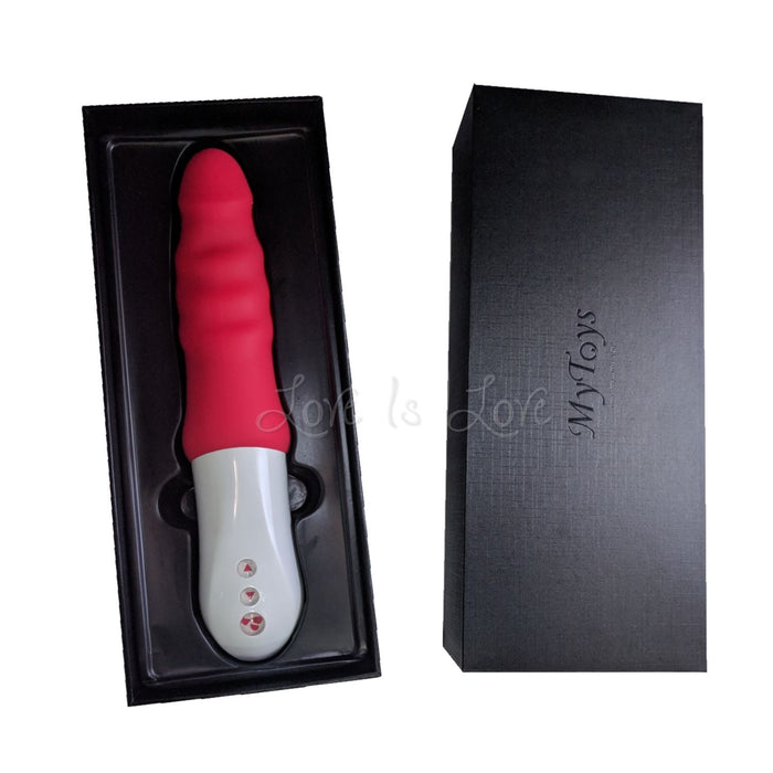 MyToys MyLover Rechargeable Thrusting Vibrator Red
