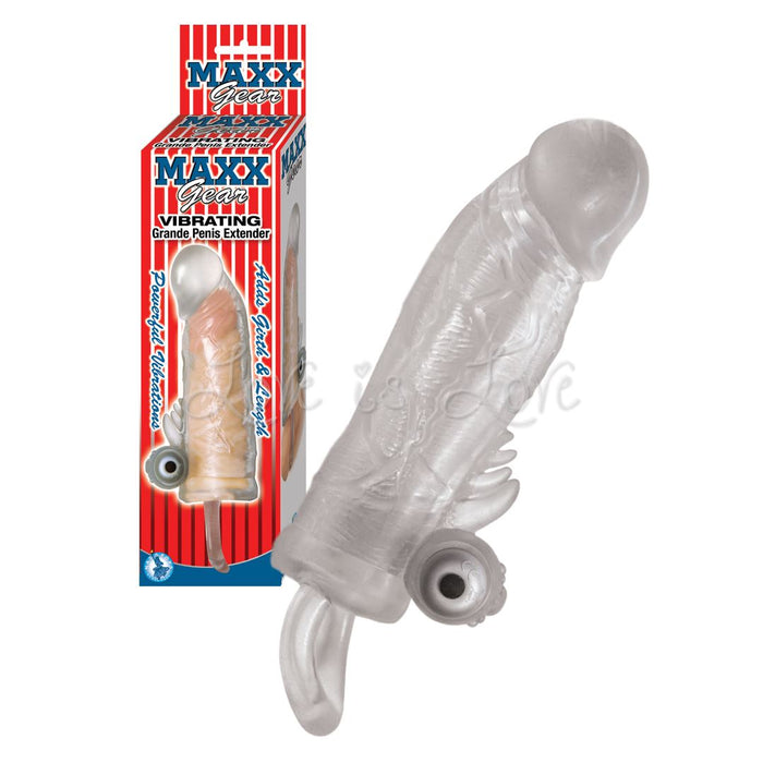 Nasstoys Maxx Gear Vibrating Grande Penis Extender Clear