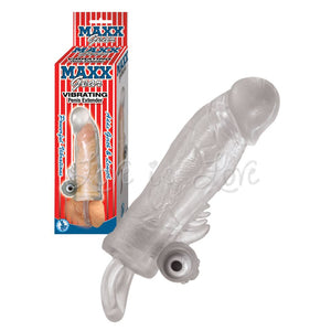 Nasstoys Maxx Gear Vibrating Penis Extender Clear For Him - Penis Extension Nasstoys 