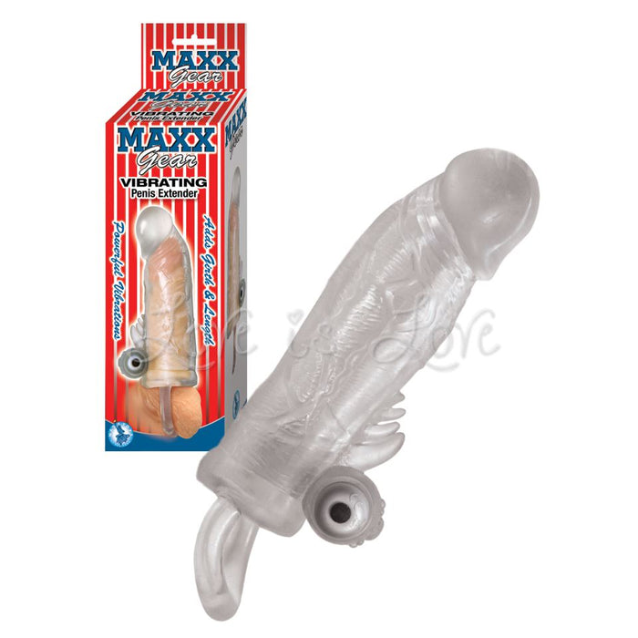 Nasstoys Maxx Gear Vibrating Penis Extender Clear