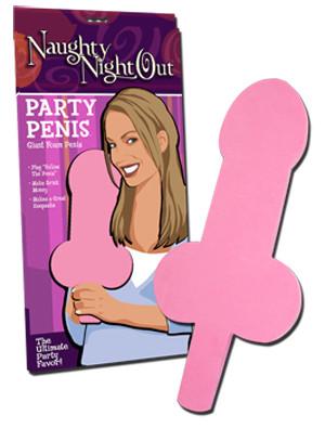 Naughty Night Out Giant Foam Party Penis Gifts & Games - Bachelorette Sportsheets 