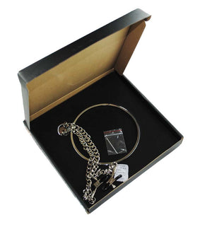 Rapture Stainless Steel Collar With Nipple Clamps