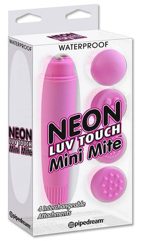 Neon Luv Touch Mini Mite Vibrators - Cute & Discreet Pipedream Products 