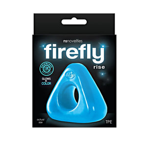NS Novelties Firefly Rise Blue Cockring Cock Rings - Stretchy Cock Rings NS Novelties 
