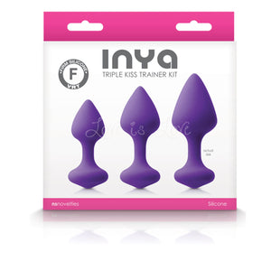 NS Novelties INYA Triple Kiss Trainer Kit Purple Anal - Anal Trainer Kits NS Novelties 